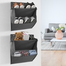 2 Stück Wandtasche Schuhregal