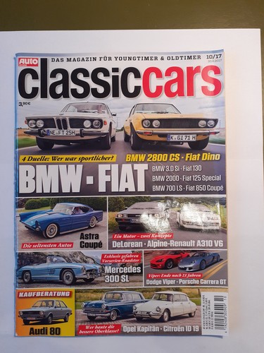 Classic cars ausgabe - ausgabe, 10/2017