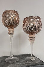 Teelicht*Windlicht*Rosé*Kupfe