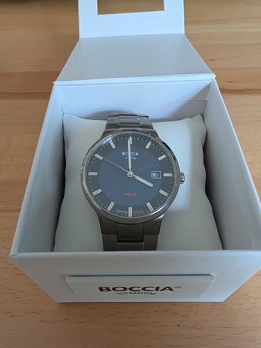 Herrenuhr boccia solar quarz - herrenuhr,
