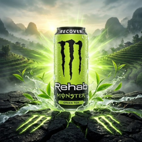 Monster energy rehab - energy, green