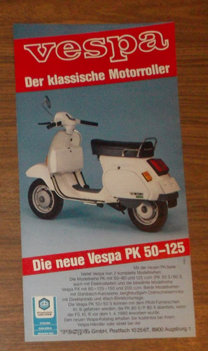 Seltene werbung piaggio vespa - werbung,