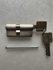 Ikon Schließzylinder, Doppelzylinder, mit 3 Schlüssel, Edelstahl