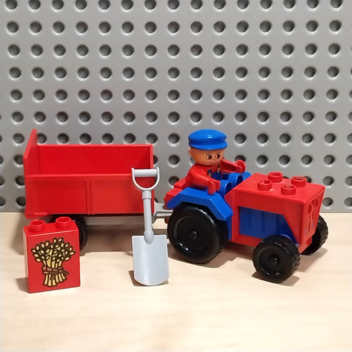 Lego duplo traktor mit - lego,