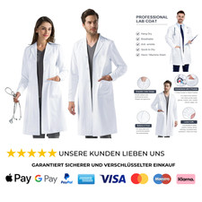 Weißer Laborkittel L