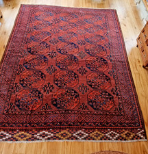 original alter Orientteppich  "Ersari" Turkmen Stamm Afghanistan 3,50 x 2,60 cm