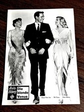 Die Blonde Venus Aushangfoto EA 1958, 29x39,5cm Anita Ekberg, Phil Carey, Karton