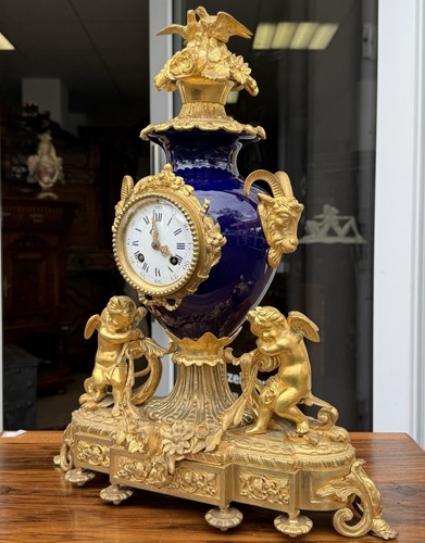 Rokoko kamin uhr pendule - kamin,