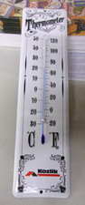 Emaille Thermometer Email-Werbung 34,5 x 9 cm NEU in OVP