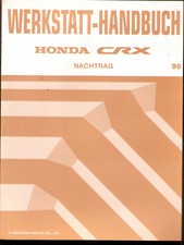 Werkstatt handbuch Reparaturanleitung HONDA CIVIC Coupe CRX  Nachtrag Aus09/1995