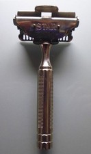 Star  - Rasierer - Rasierhobel - Nassrasierer - Metall - Vintage