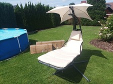 Sonnenliege, Gartenliege, Schwebeliege, Schaukelliege, bis 120 KG, ZWEI LIEGEN !