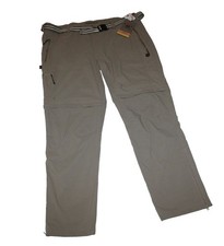 HERREN OUTDOORHOSE  WANDERHOSE TREKKINGHOSE ZIPPHOSE BEIGE ONTARIO II MAUL Gr 29