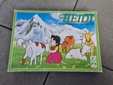 HEIDI Puzzle 120 Teile 1 Puzzle mit Vorlage Vintage vollständig 