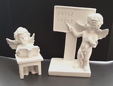 2 Engel-Figuren  Schule
