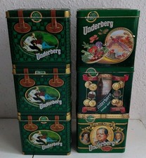 7 Underberg Dosen Leer 1996
