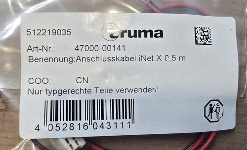 Truma inet panel 12v - x, leitung