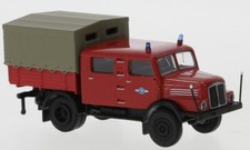 Brekina 71763 - 1/87 IFA S 4000-1 Bautruppwagen, Feuerwehr , 2. Version, 1960