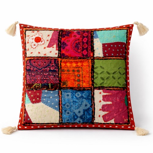 Patchwork kissen beduinen - patchwork,