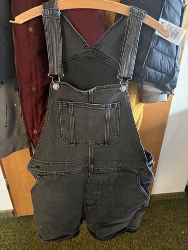 Jeanslatzhose schwarz - jeanslatzhose,
