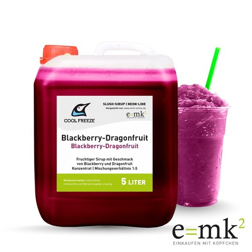 Blackberry dragonfruit slush - blackberry,