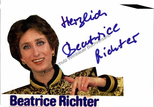 Original autogramm beatrice - autogramm,