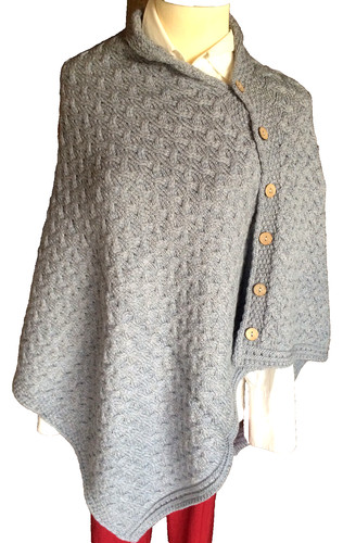 Aran woollen cape - aran,