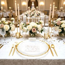 Glas Untersetzer 33 cm Platzteller Dekoteller Servierteller Unterteller Teller