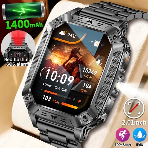 Smartwatch herren - 2,01",