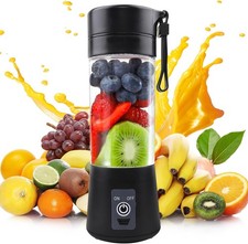 380ml Tragbarer Mixer für Smoothie, Wiederaufladbarer kleiner Mixer für Früchte