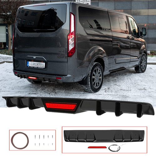Schwarz glänzend heckdiffusor - schwarz,