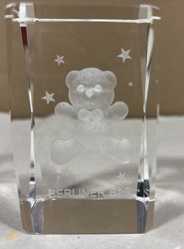 Berliner bär glaswürfel - bär, 3d
