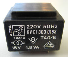 Trafo 220 V / 15V / 1,8 VA
