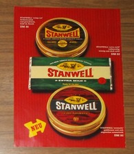 Seltene Werbung STANWELL Pfeifentabak - Crimp Cut Extra Mild Fine Aromatic 1970