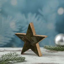 Holzstern Weihnachtsstern