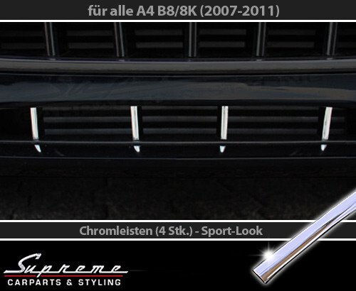 Chrom zierleisten für - 3m,