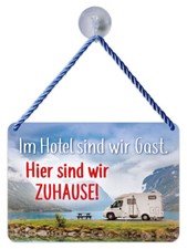 Kulthänger Blechschild - HIER