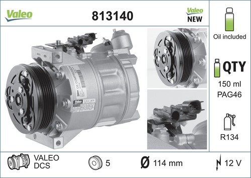 Valeo klimakompressor 12v für - 12v,