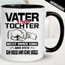 Tasse Vatertag Bester Papa Tochter Herz und Seele Mehrfarbig In Liebe