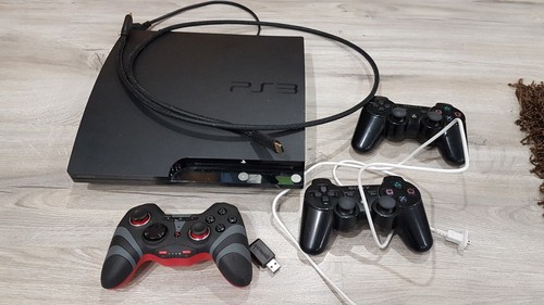 Playstation ps3 slim - 320gb, +