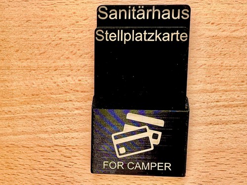 Kartenhalter für stellplatz - kartenhalter,