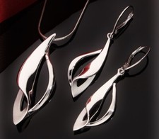 Echtes 925 Silber SCHMUCKSET /