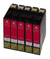 5 magenta Druckerpatronen für Epson XP30 XP215 XP225 XP300 XP302 XP305 XP310