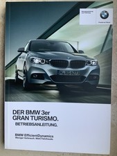 BMW 3er Gran Turismo Betriebsanleitung Handbuch 2012 Deutsch