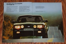 1982 Ford Granada Turnier Prospekt brochure n Consul Escort Taunus Capri Austria