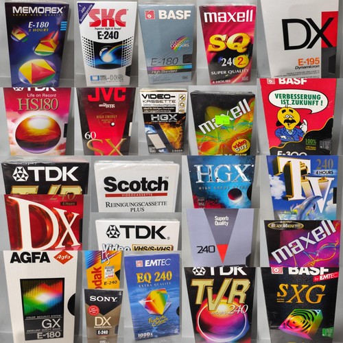 Vhs videokassette auswahl noch - videokassette,