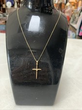 Echtes Diamant Kreuz Collier