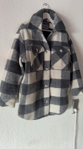 Amisu damen jacke grau weiß - amisu,