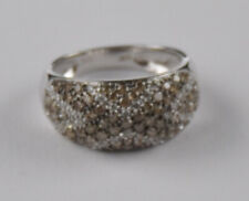 Weißgold Ring Bandring