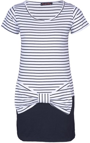 Striped bow sailor - sailor, kleid